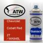 Preview: Chevrolet, Cobalt Red, 27 / WA946L: 400ml Sprühdose, von ATW Autoteile West.